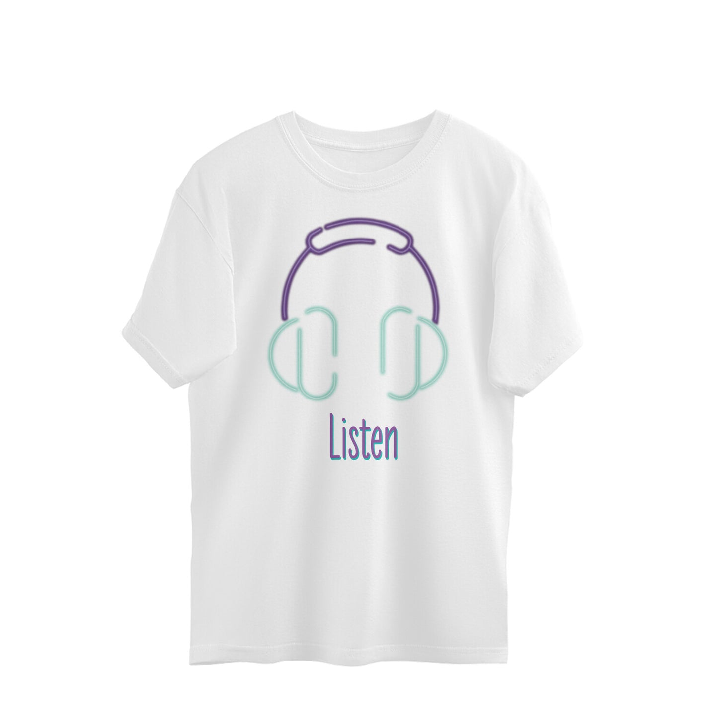 Bilkool Listen Oversized T-Shirts