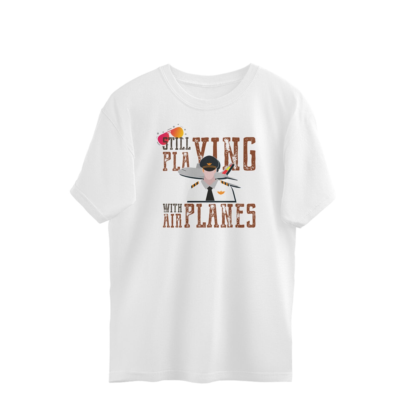 Bilkool Stillplayingplanes Oversized T-shirt