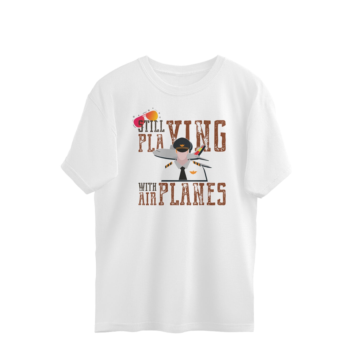 Bilkool Stillplayingplanes Oversized T-shirt