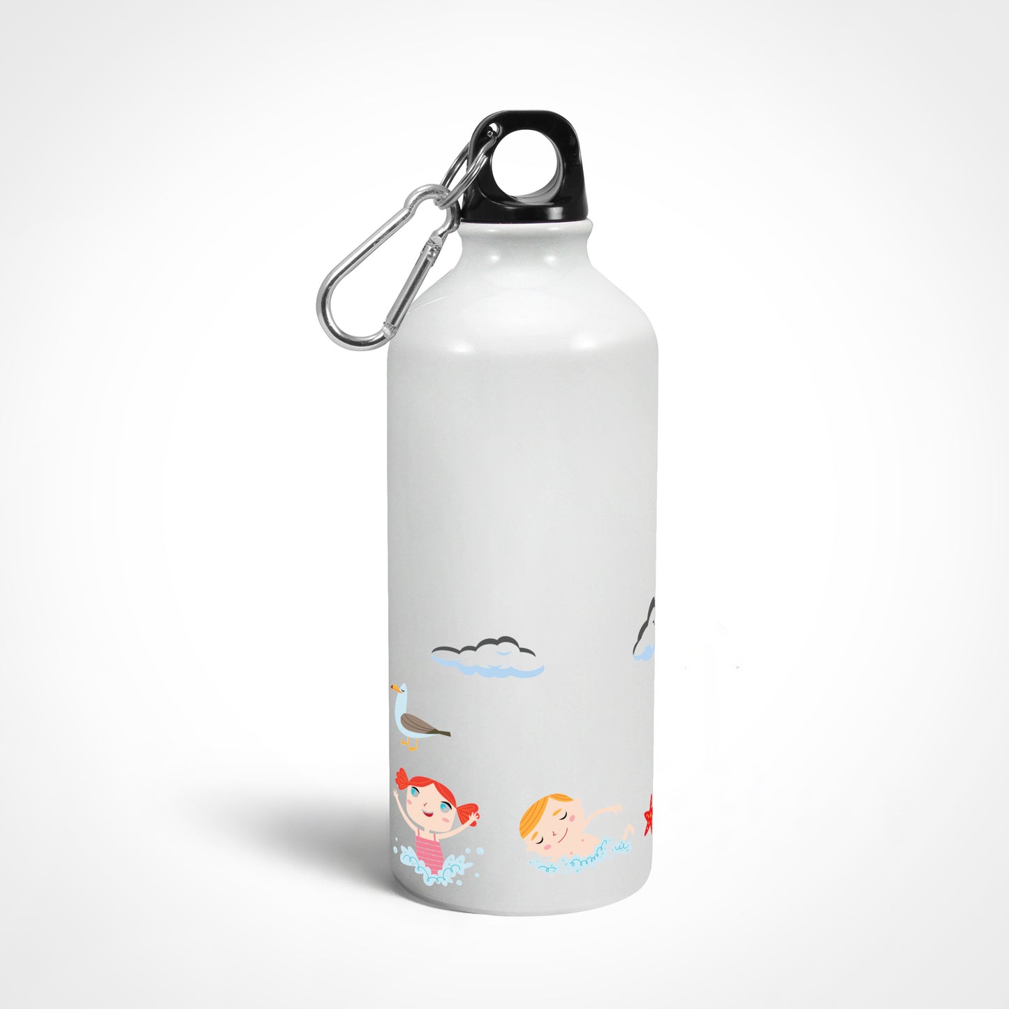 Bilkool Summer Beach Aluminium Sipper Bottle 750 ml