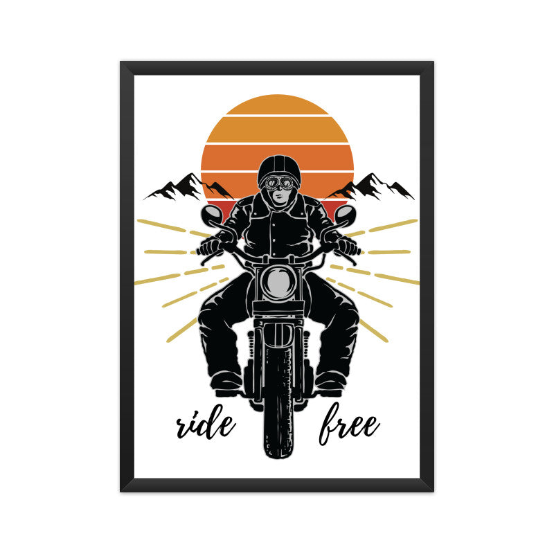 Bilkool Ride Free A4 Poster