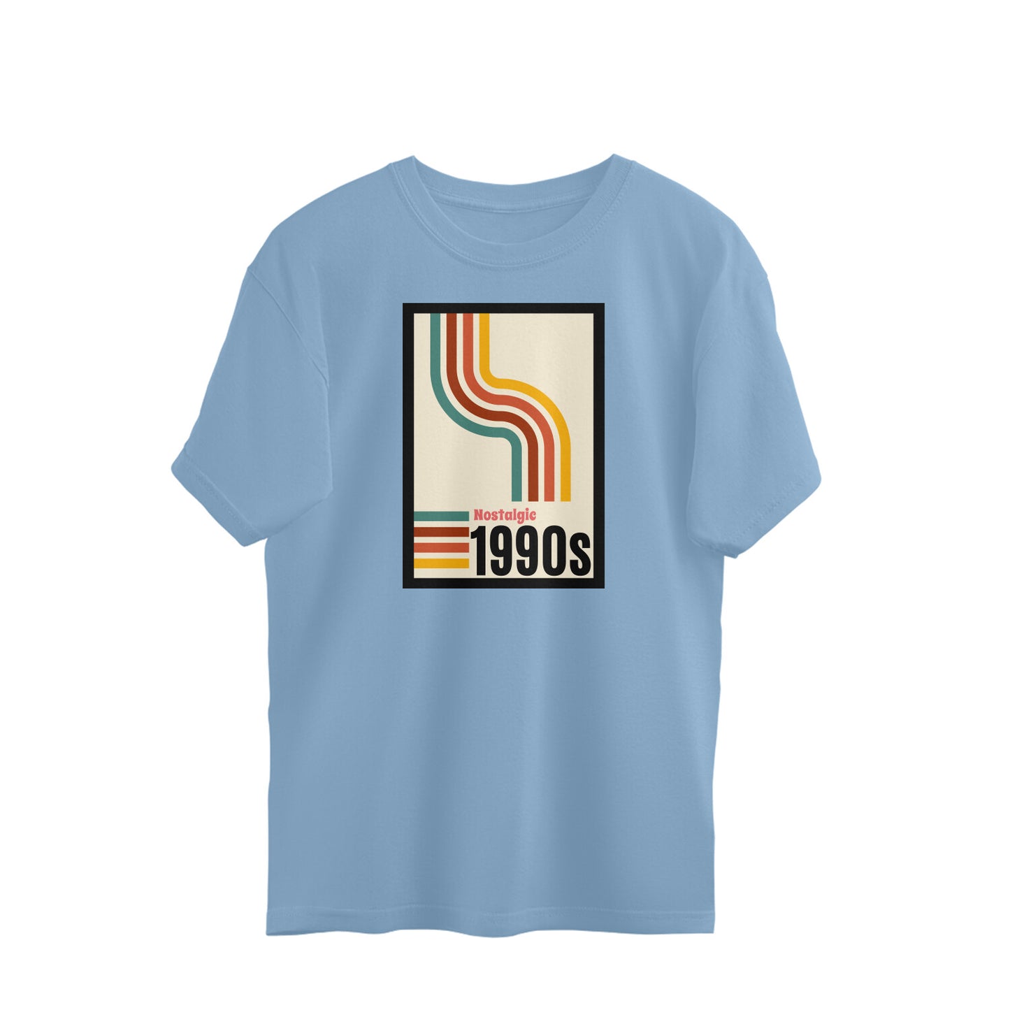 Bilkool Nostolgic 1990s Oversized T-Shirts