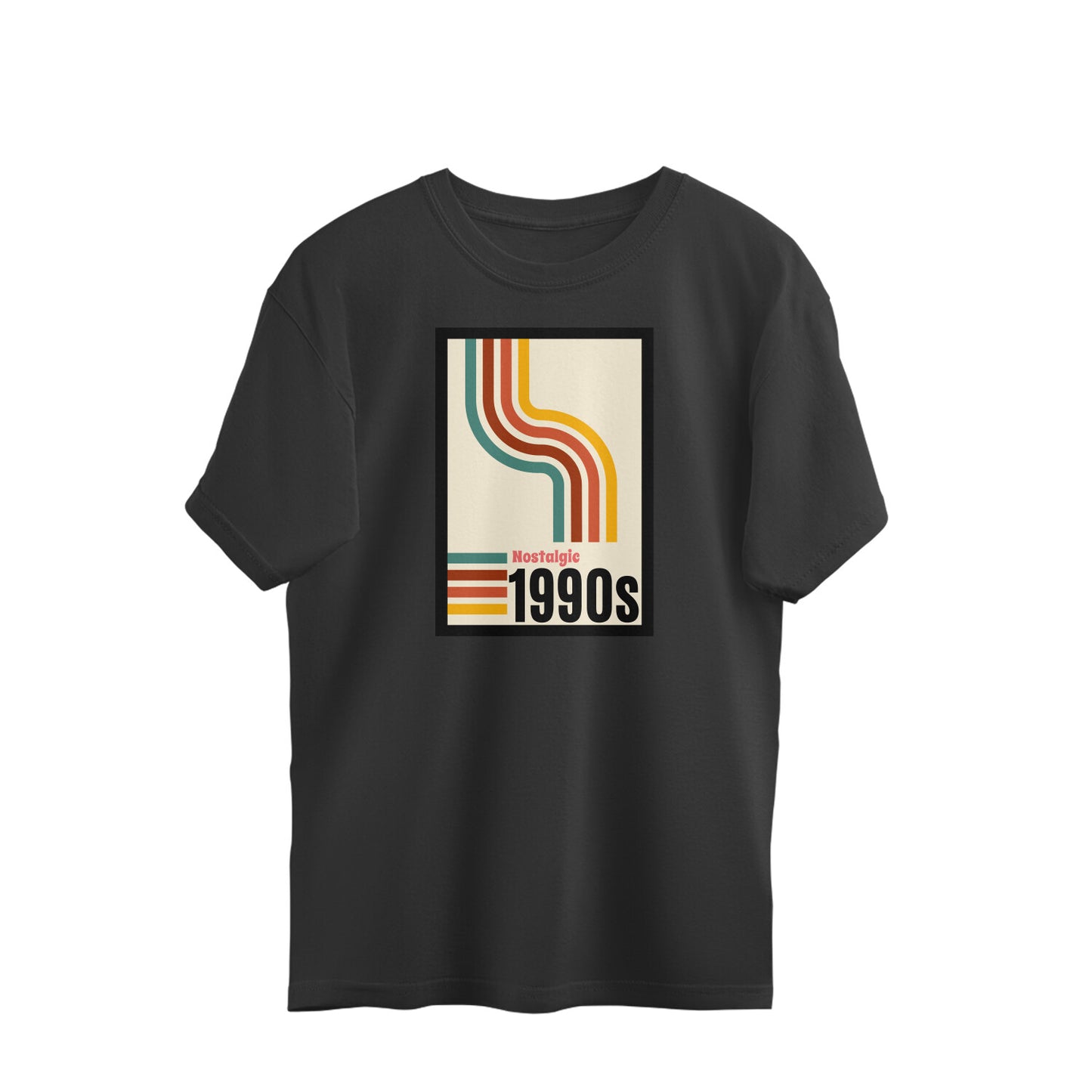 Bilkool Nostolgic 1990s Oversized T-Shirts