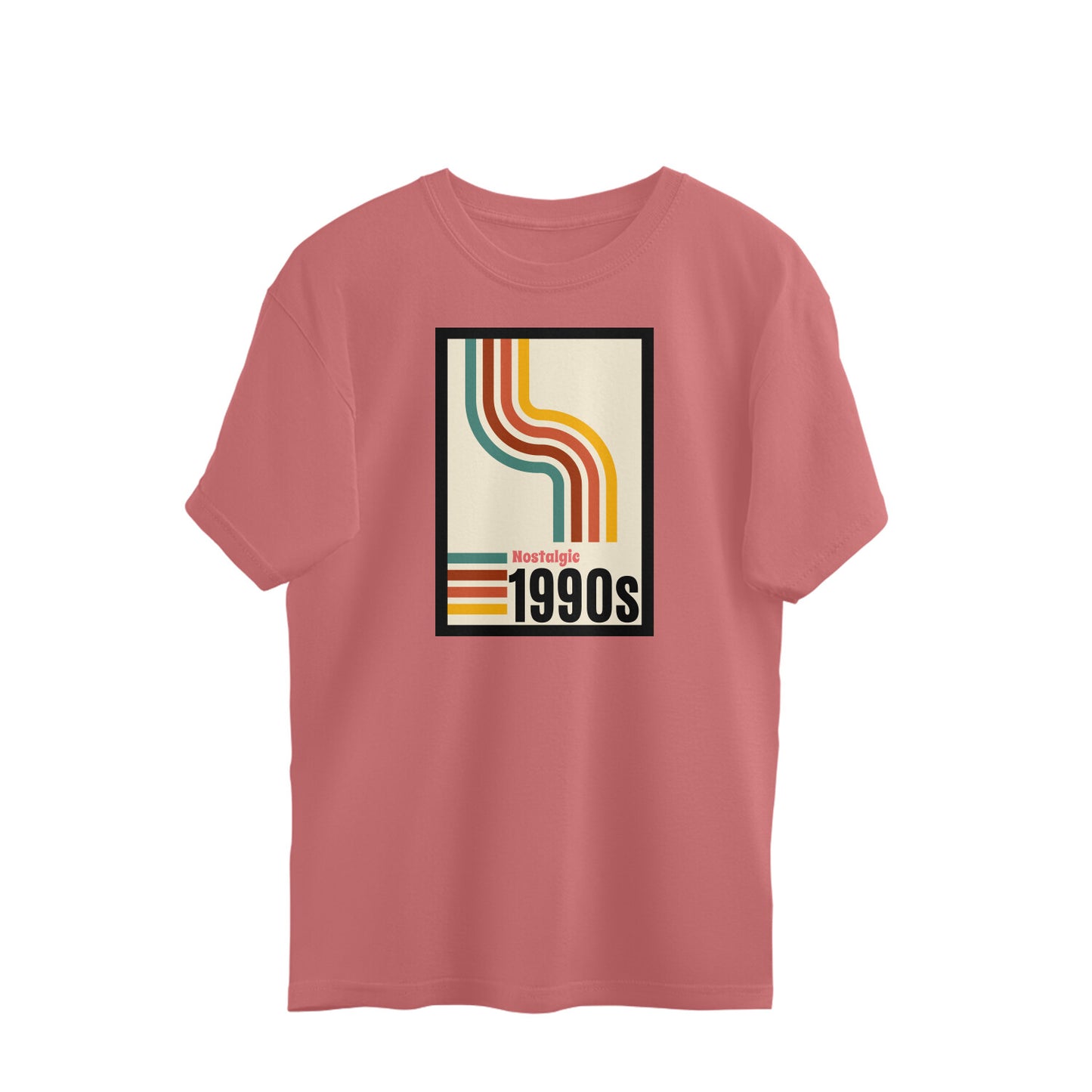 Bilkool Nostolgic 1990s Oversized T-Shirts