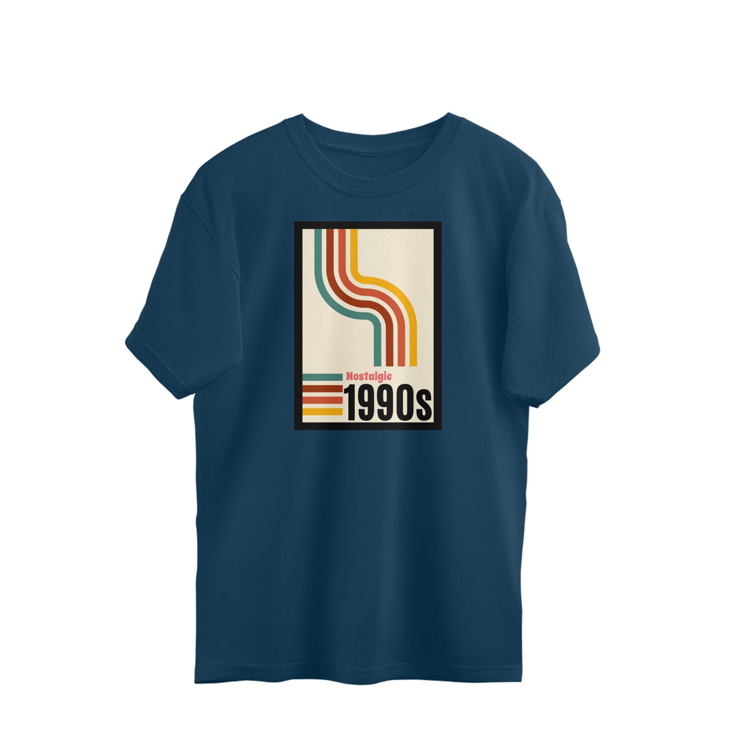 Bilkool Nostolgic 1990s Oversized T-Shirts