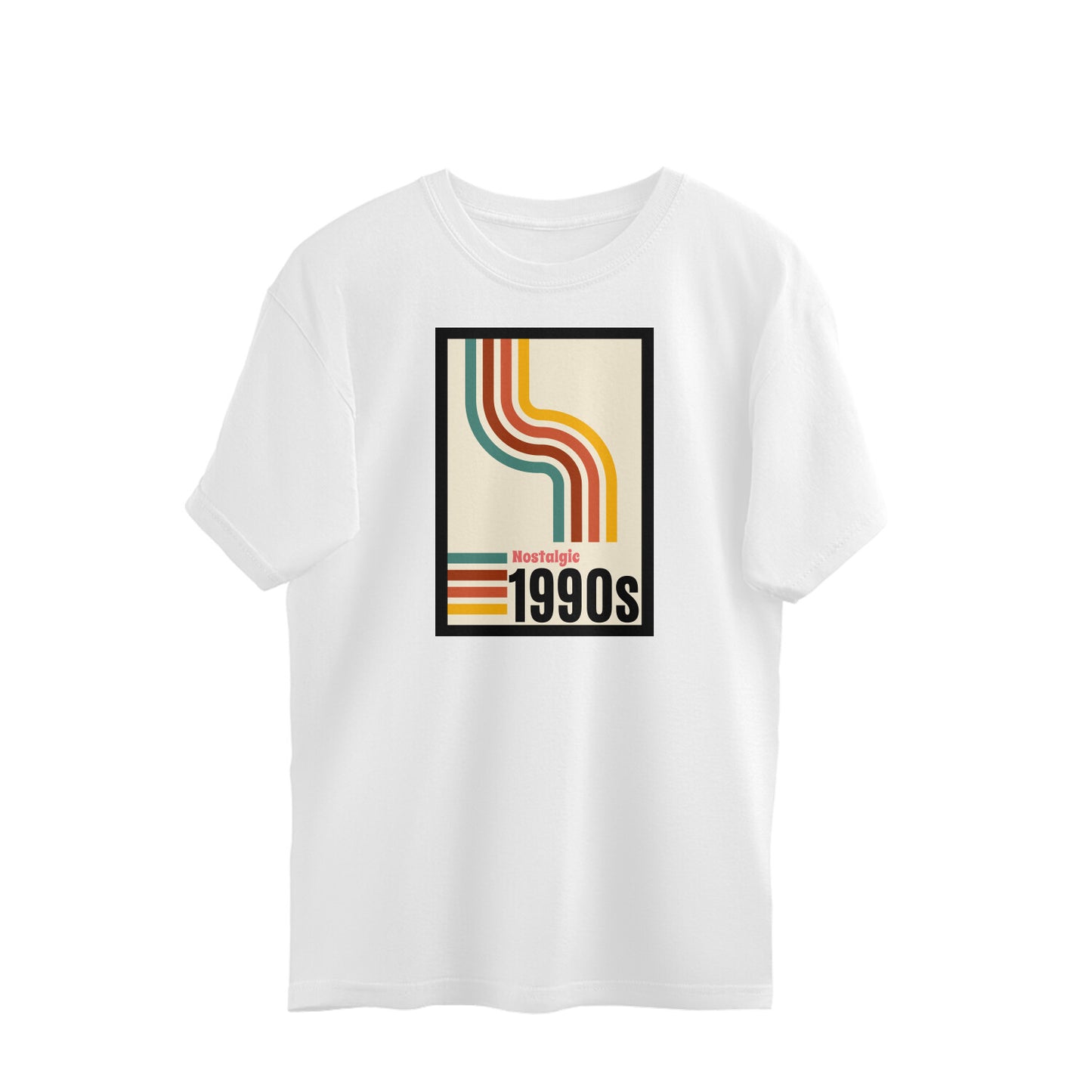 Bilkool Nostolgic 1990s Oversized T-Shirts