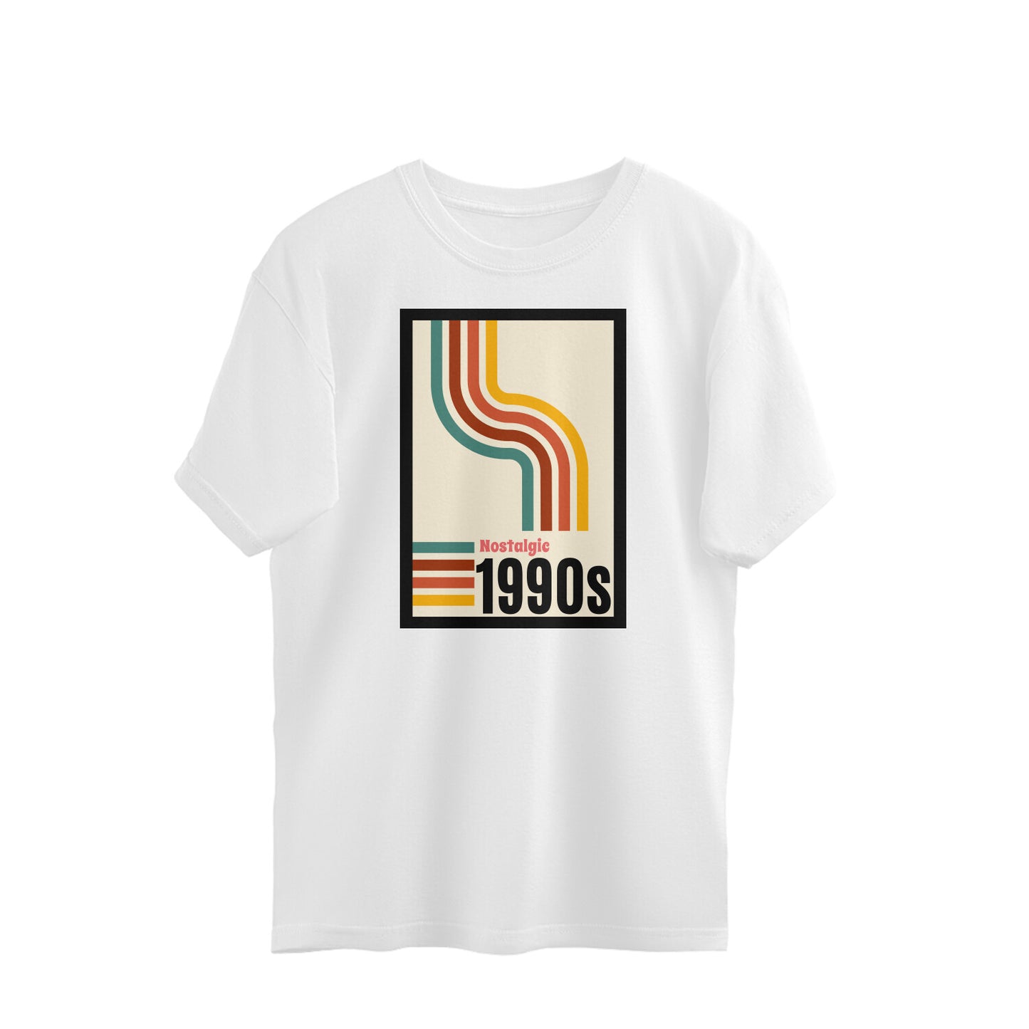 Bilkool Nostolgic 1990s Oversized T-Shirts
