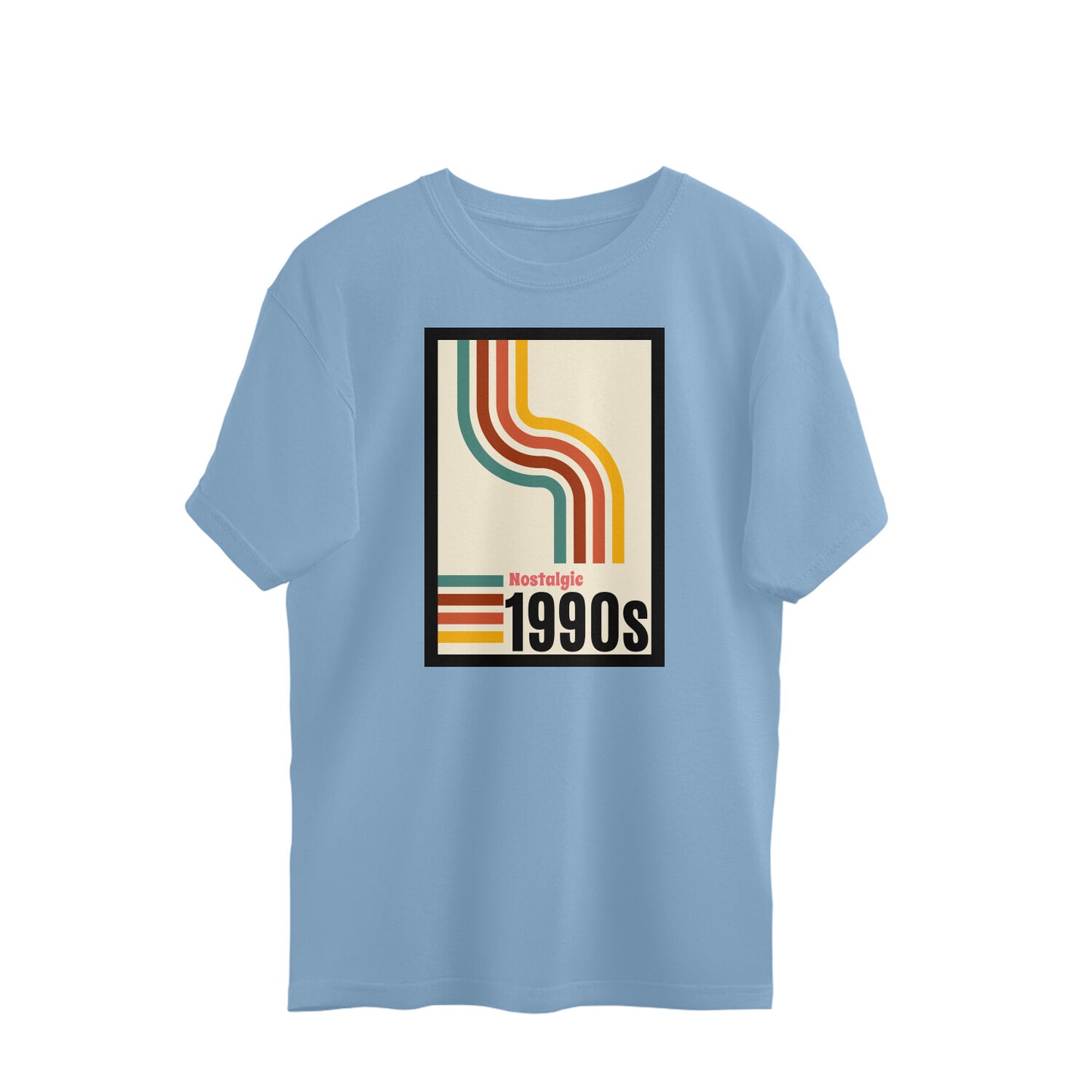 Bilkool Nostolgic 1990s Oversized T-Shirts