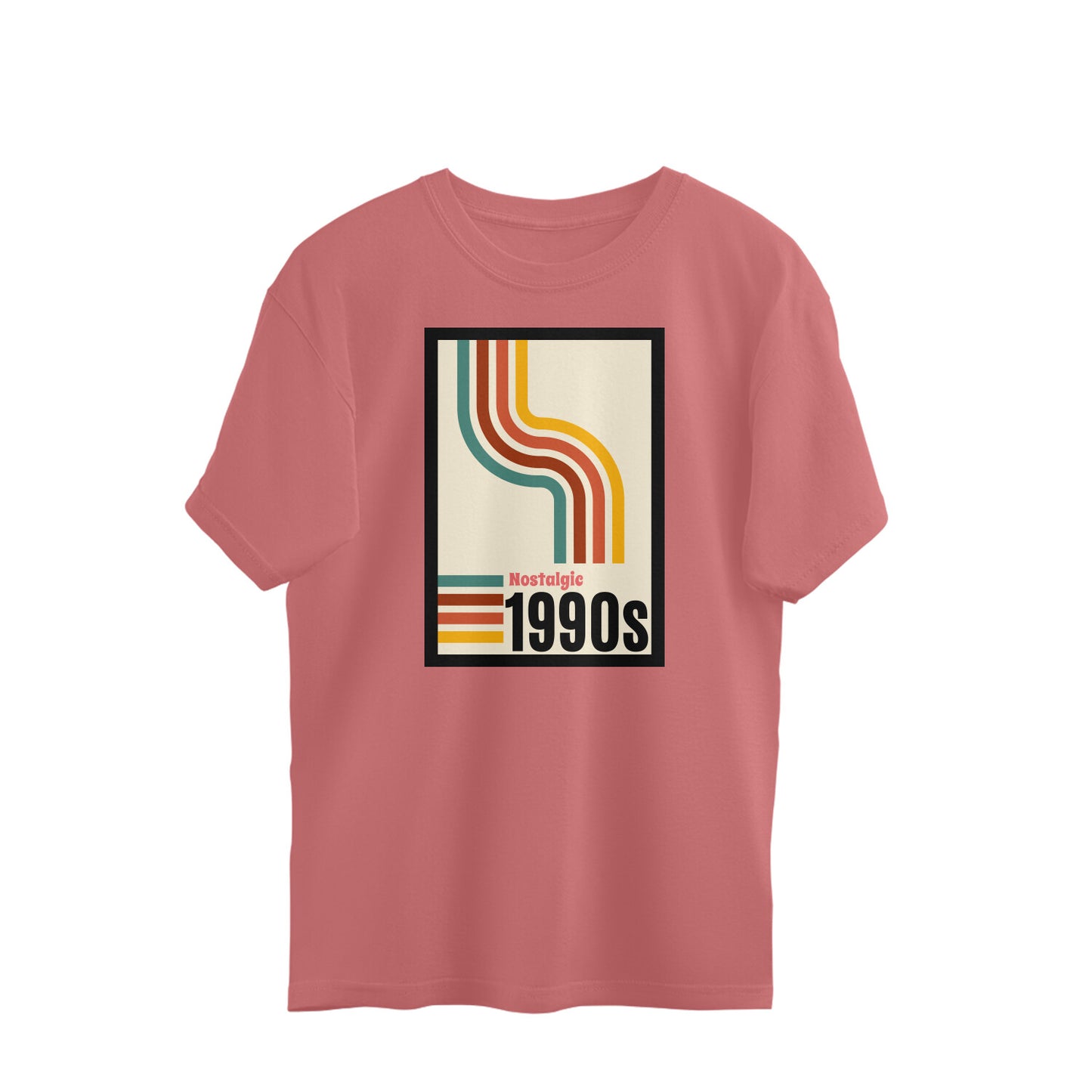 Bilkool Nostolgic 1990s Oversized T-Shirts
