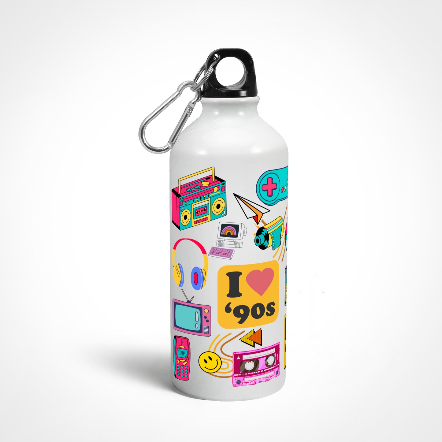 Bilkool I Love 90s Aluminium Sipper Bottle 750 ml