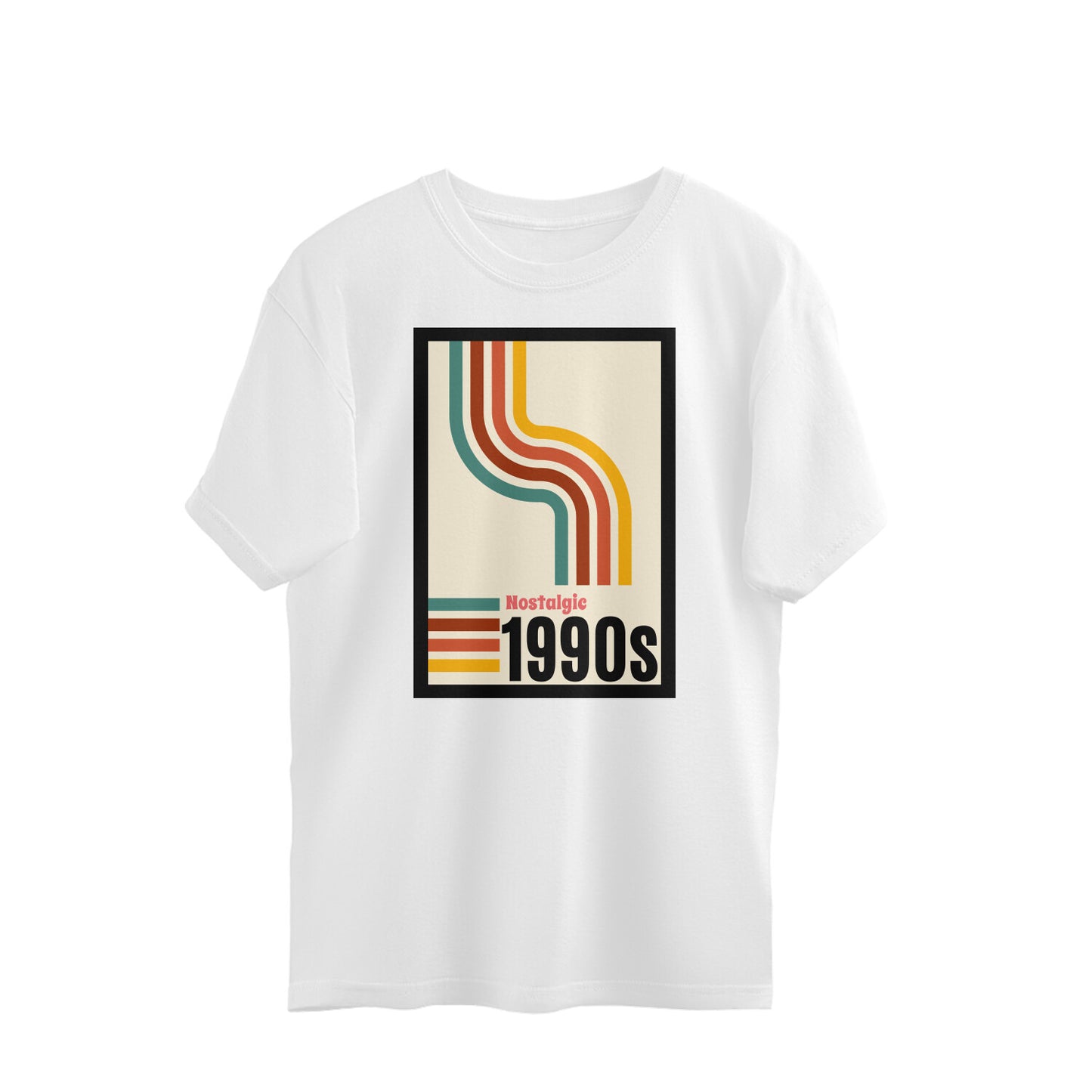 Bilkool Nostolgic 1990s Oversized T-Shirts