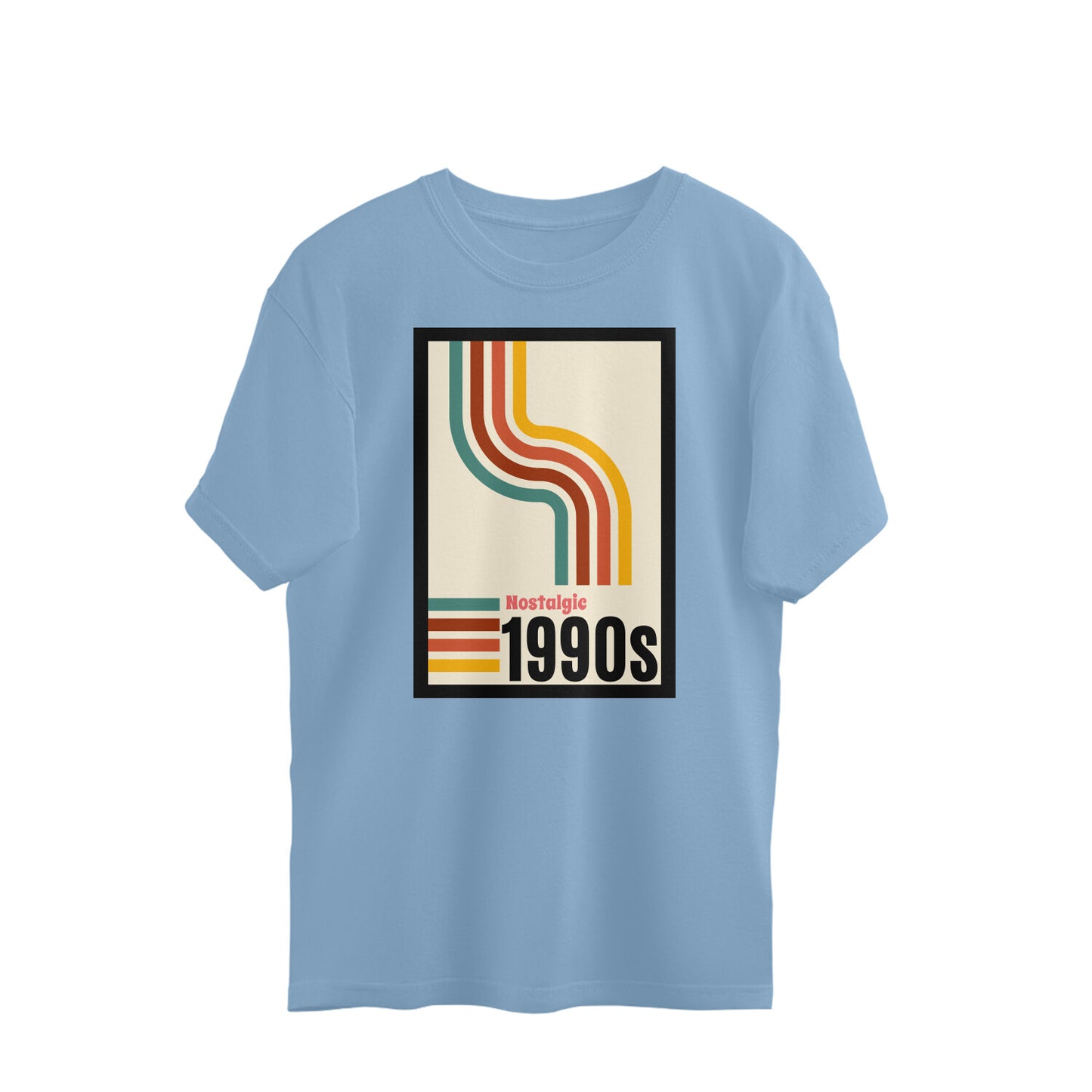 Bilkool Nostolgic 1990s Oversized T-Shirts