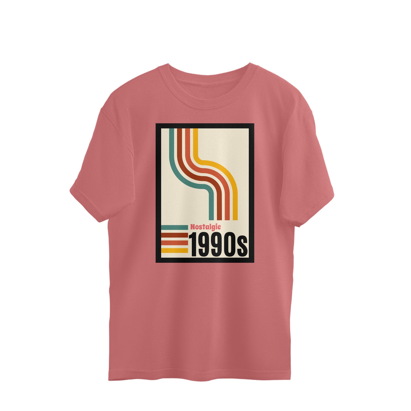 Bilkool Nostolgic 1990s Oversized T-Shirts