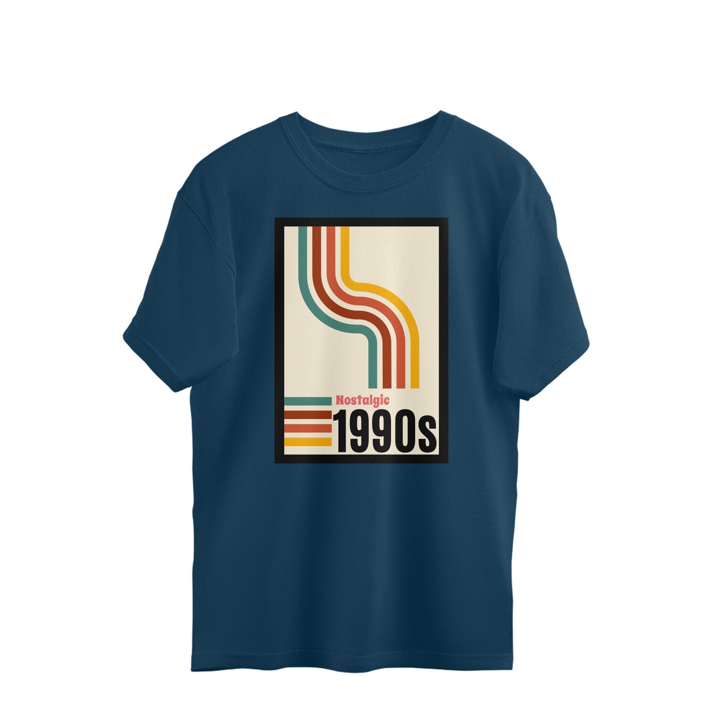 Bilkool Nostolgic 1990s Oversized T-Shirts
