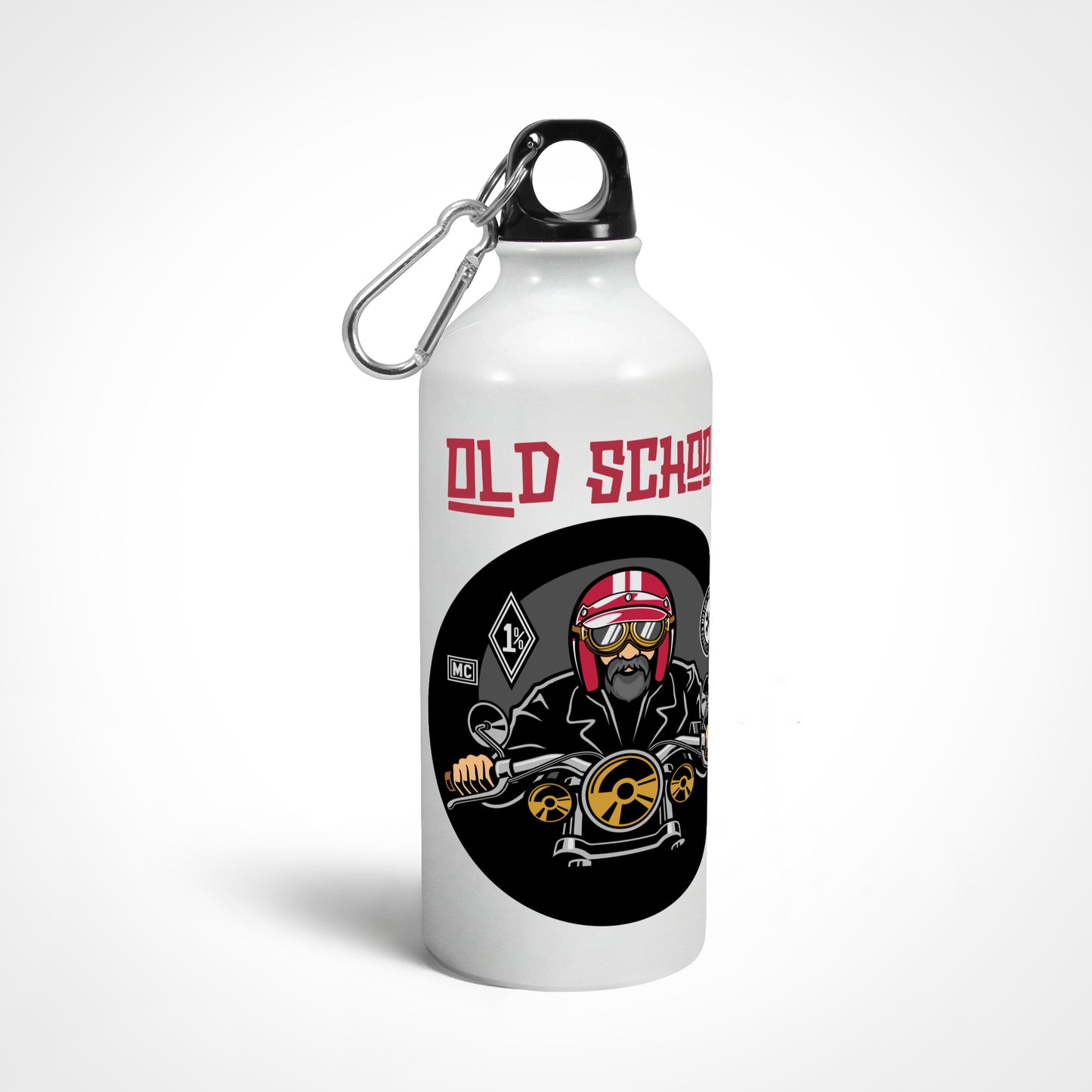 Bilkool Old School Biker Aluminium Sipper Bottle 750 ml