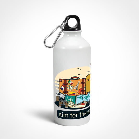 Bilkool Aim For The World Aluminium Sipper Bottle 750 ml