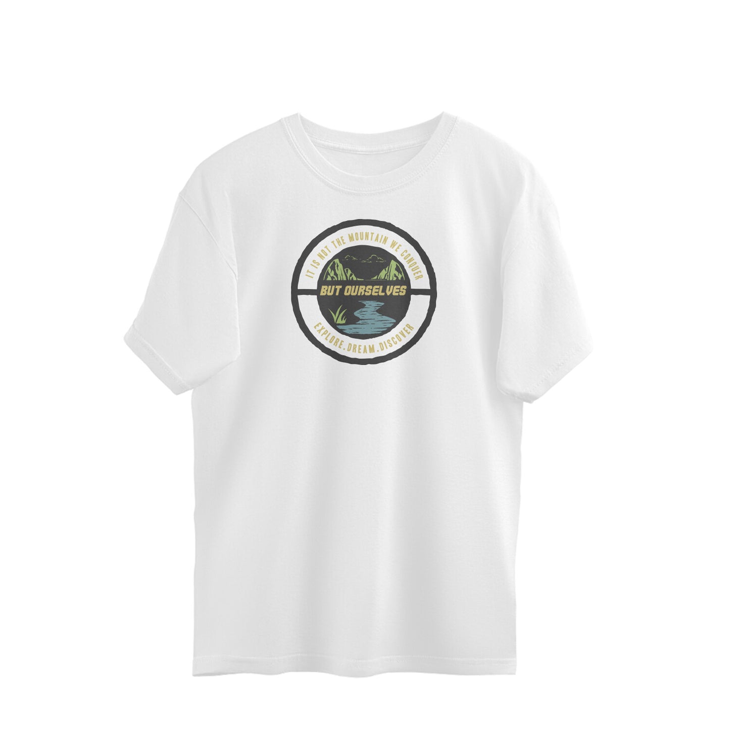 Bilkool Explore Dream Discover Oversized T-Shirts