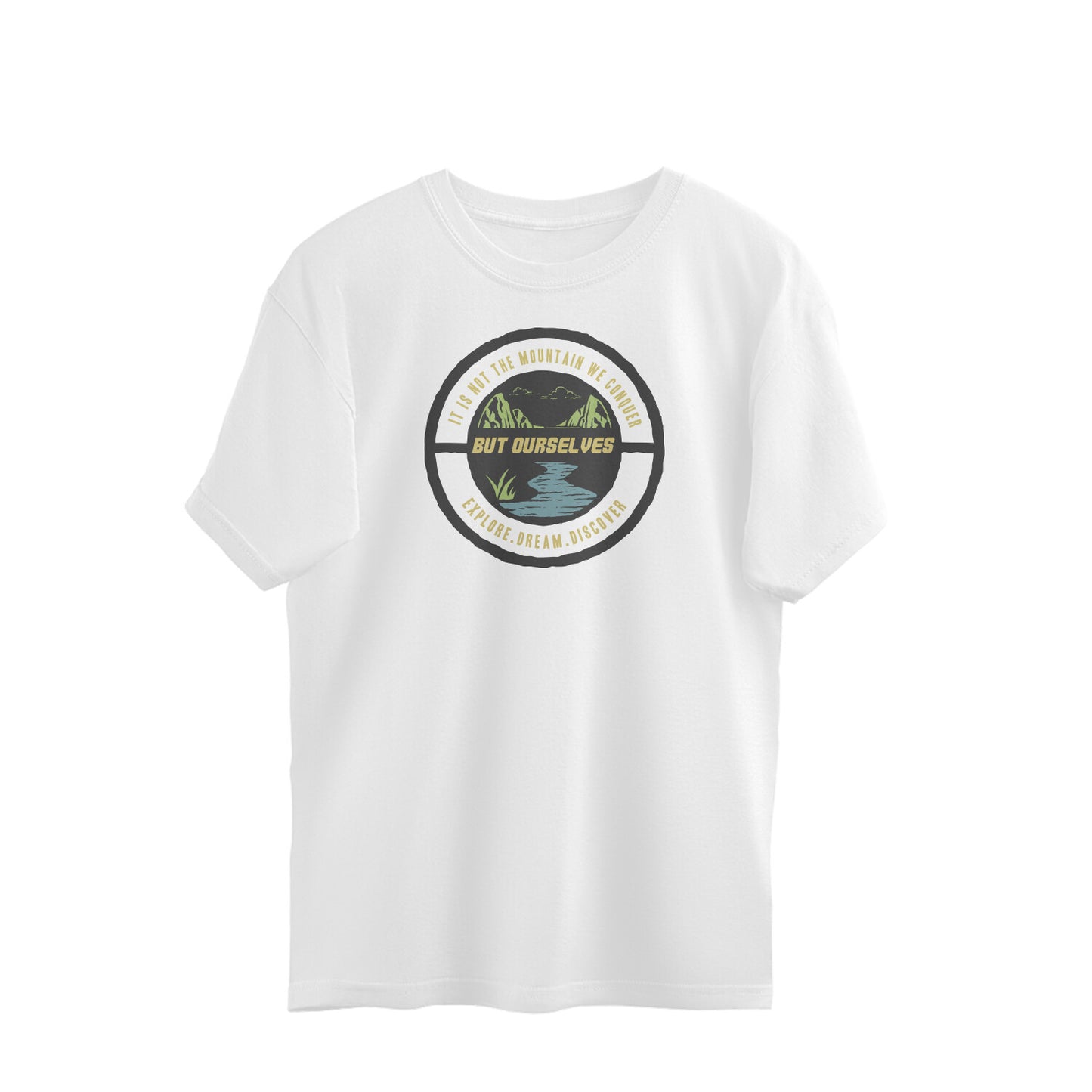 Bilkool Explore Dream Discover Oversized T-Shirts