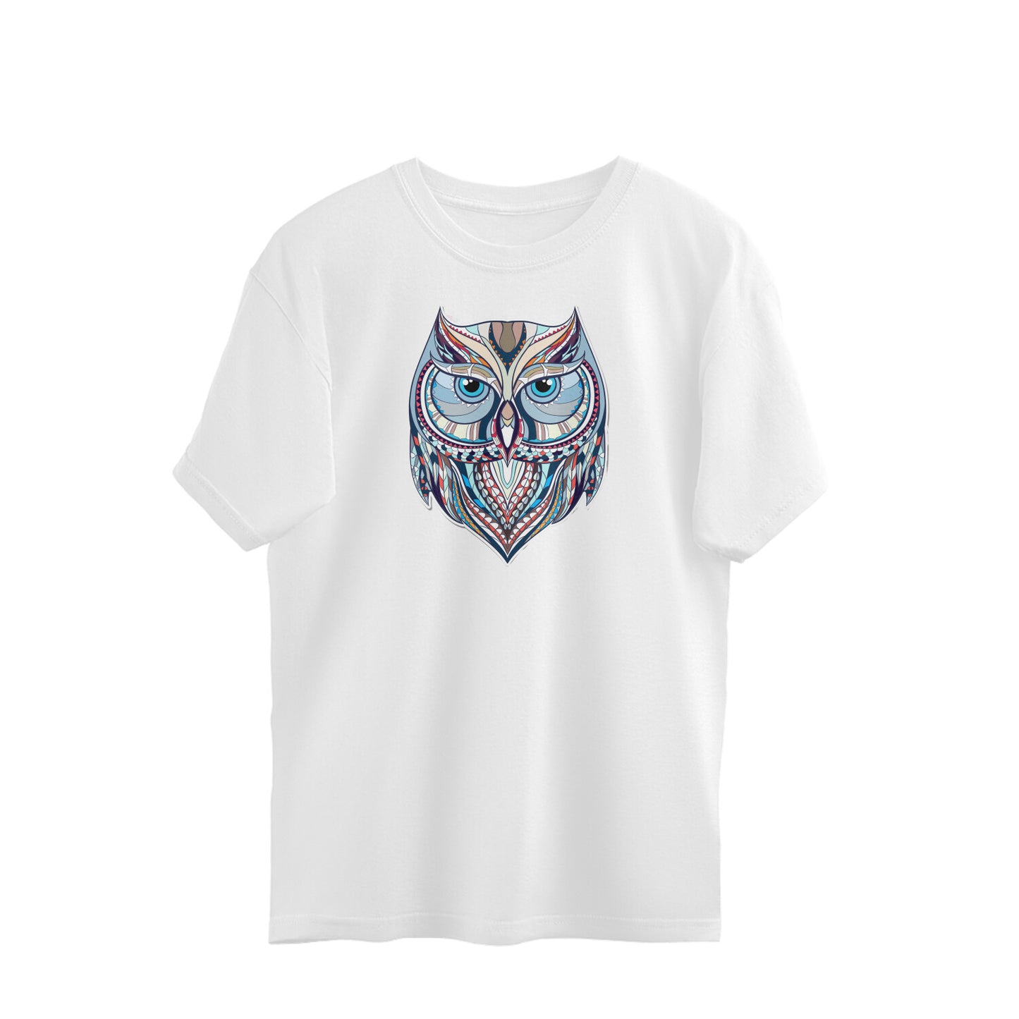 Bilkool Perched Owl Oversized T-Shirt