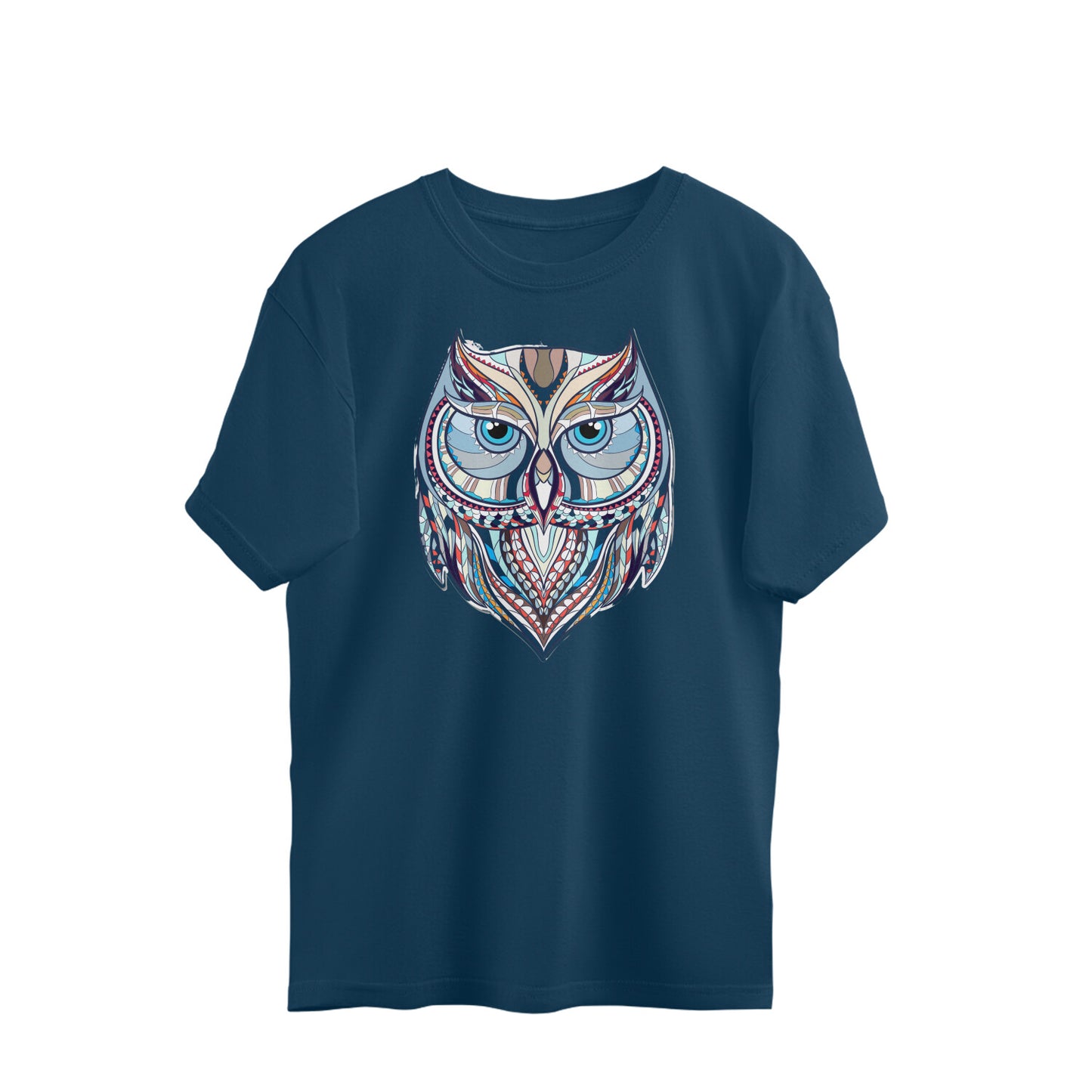 Bilkool Perched Owl Oversized T-Shirt