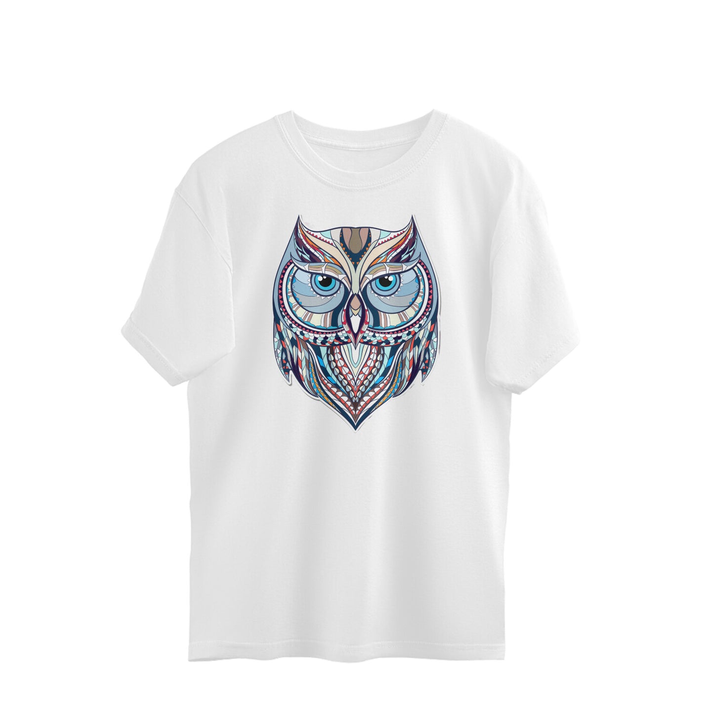 Bilkool Perched Owl Oversized T-Shirt