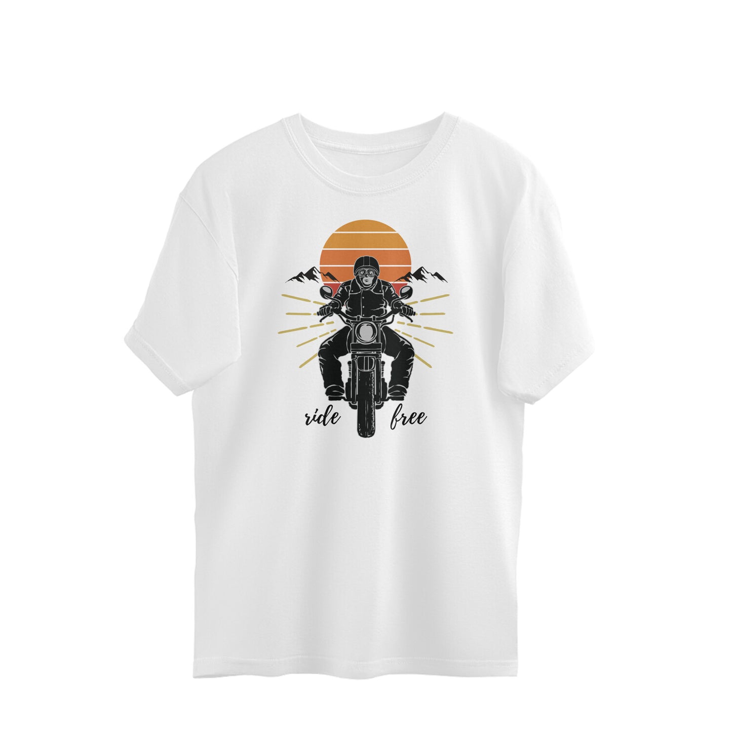 Bilkool Ride Free Oversized T-Shirts