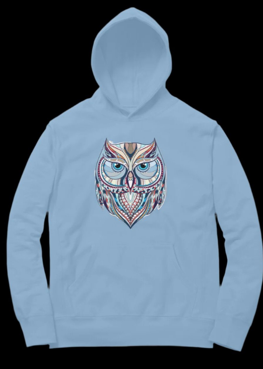 Bilkool Baba Ullu Cotton Hoodies