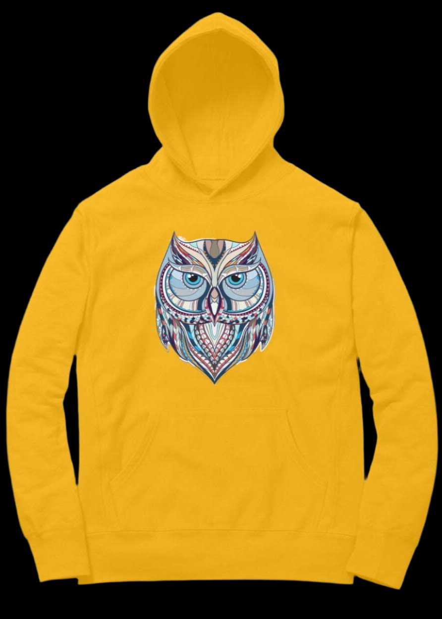 Bilkool Baba Ullu Cotton Hoodies