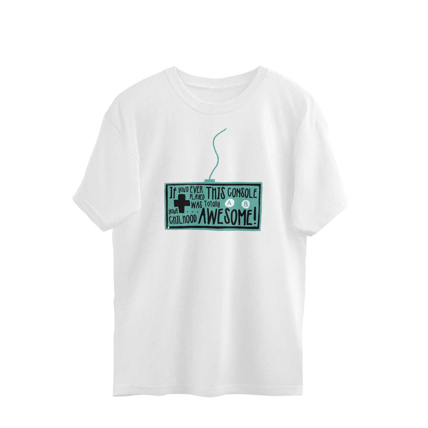 Bilkool Gaming Childhood Oversized T-Shirt