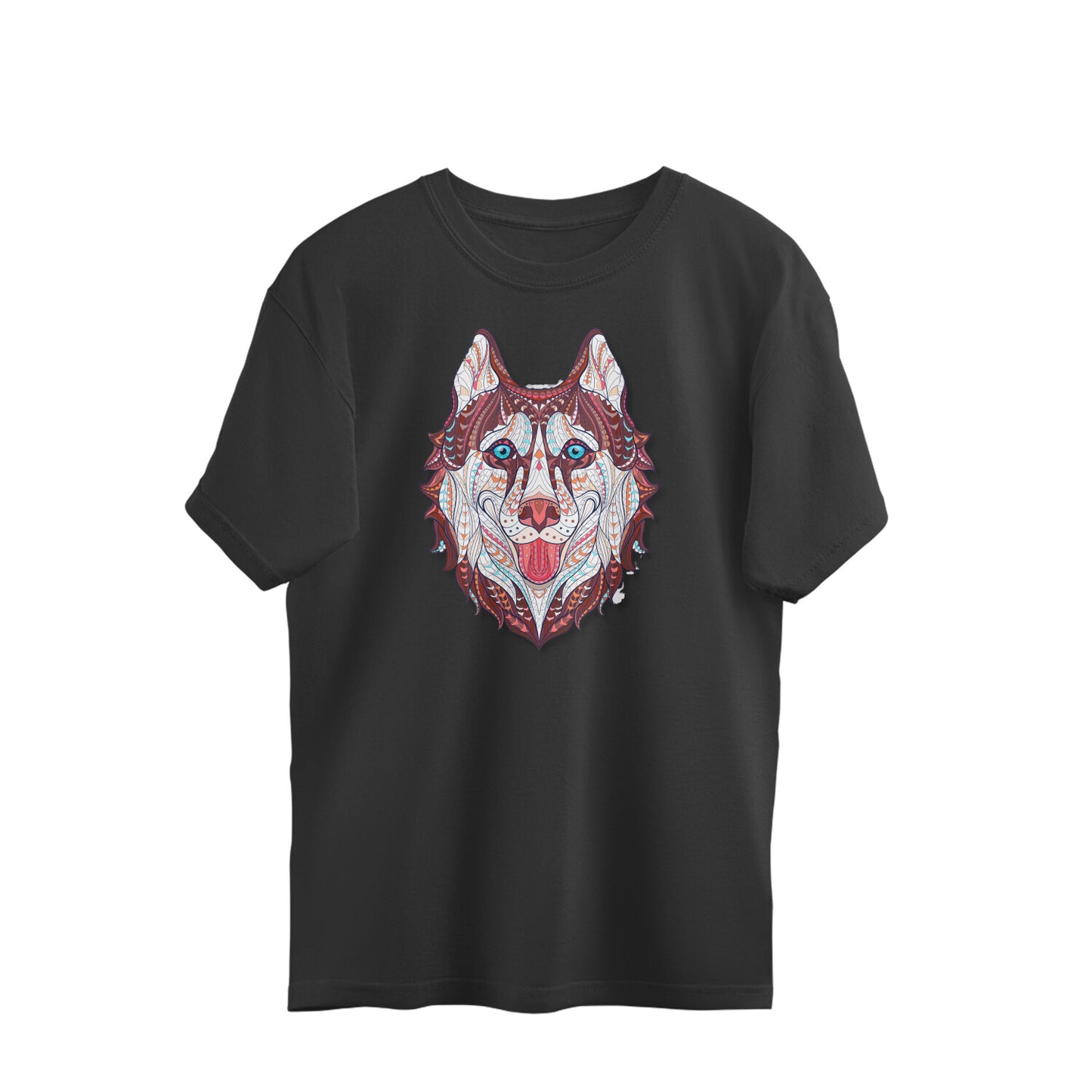 Bilkool Husky Life Oversized T-Shirt