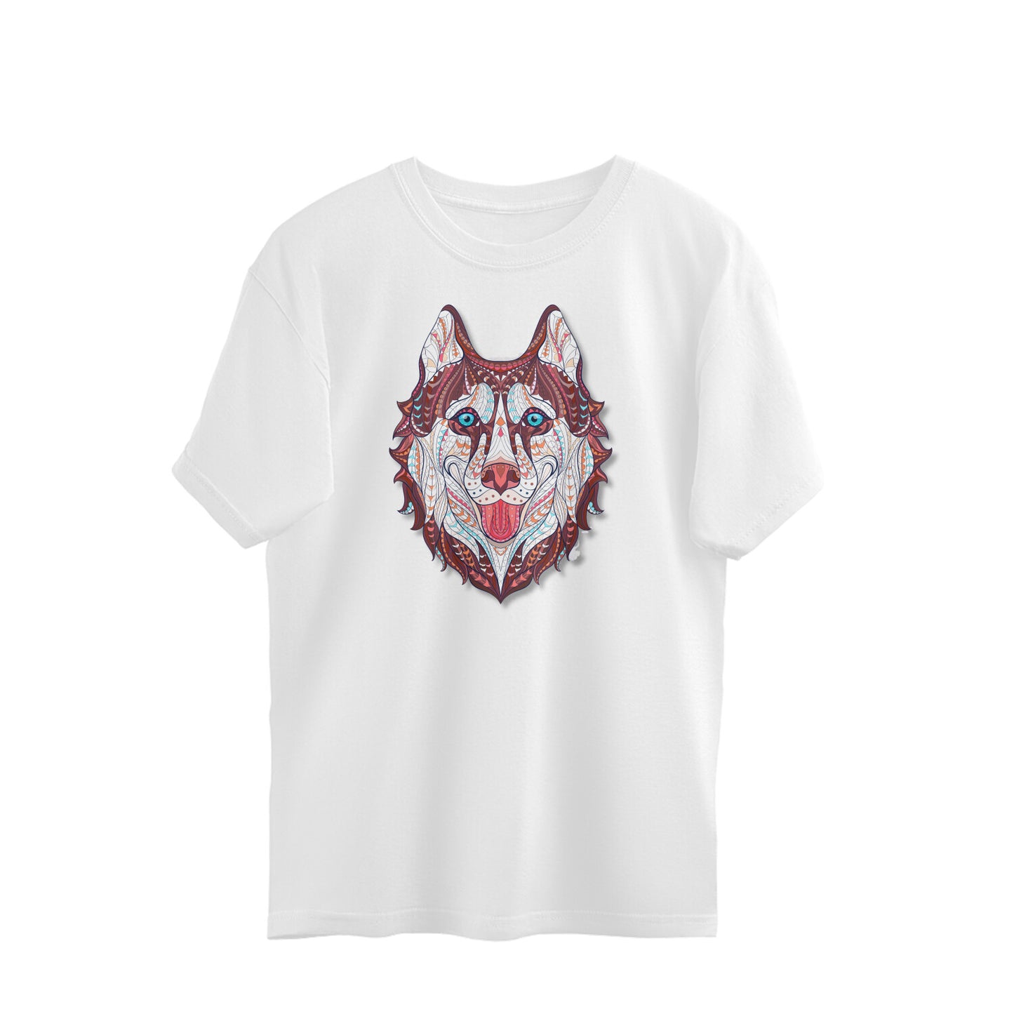 Bilkool Husky Life Oversized T-Shirt