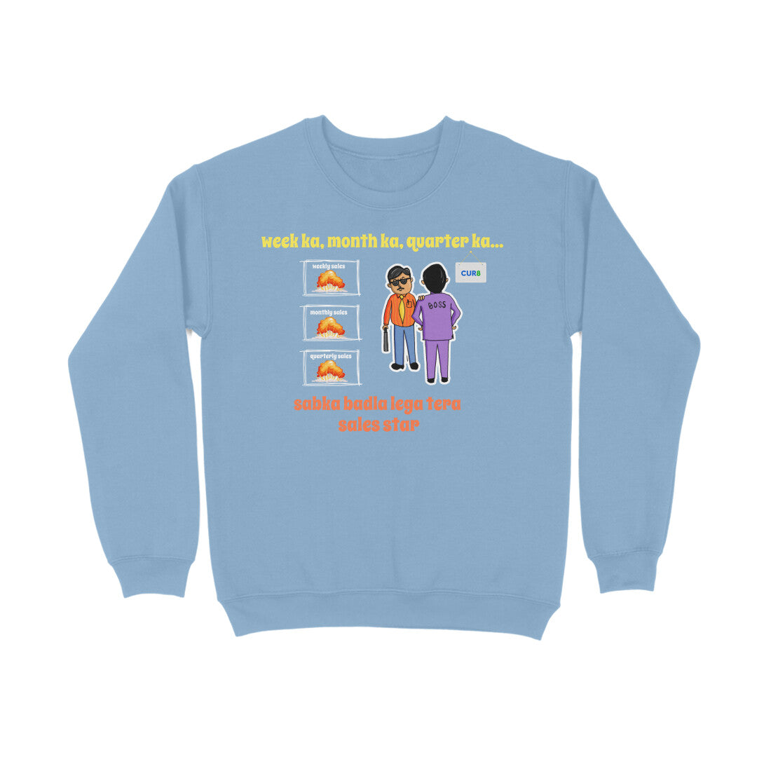 Cur8 Salesguy Badla Lega Cotton Sweatshirt