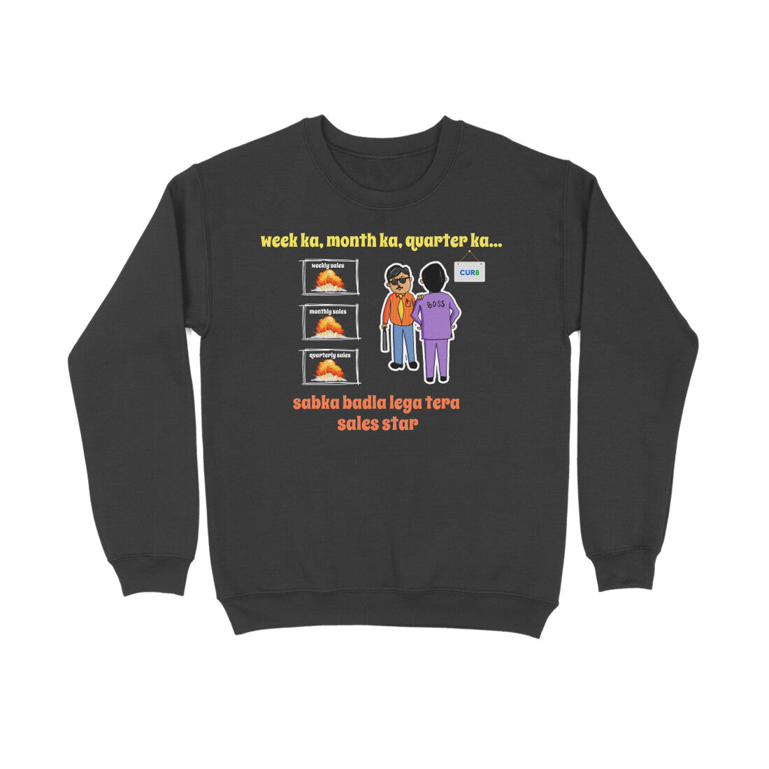 Cur8 Salesguy Badla Lega Cotton Sweatshirt