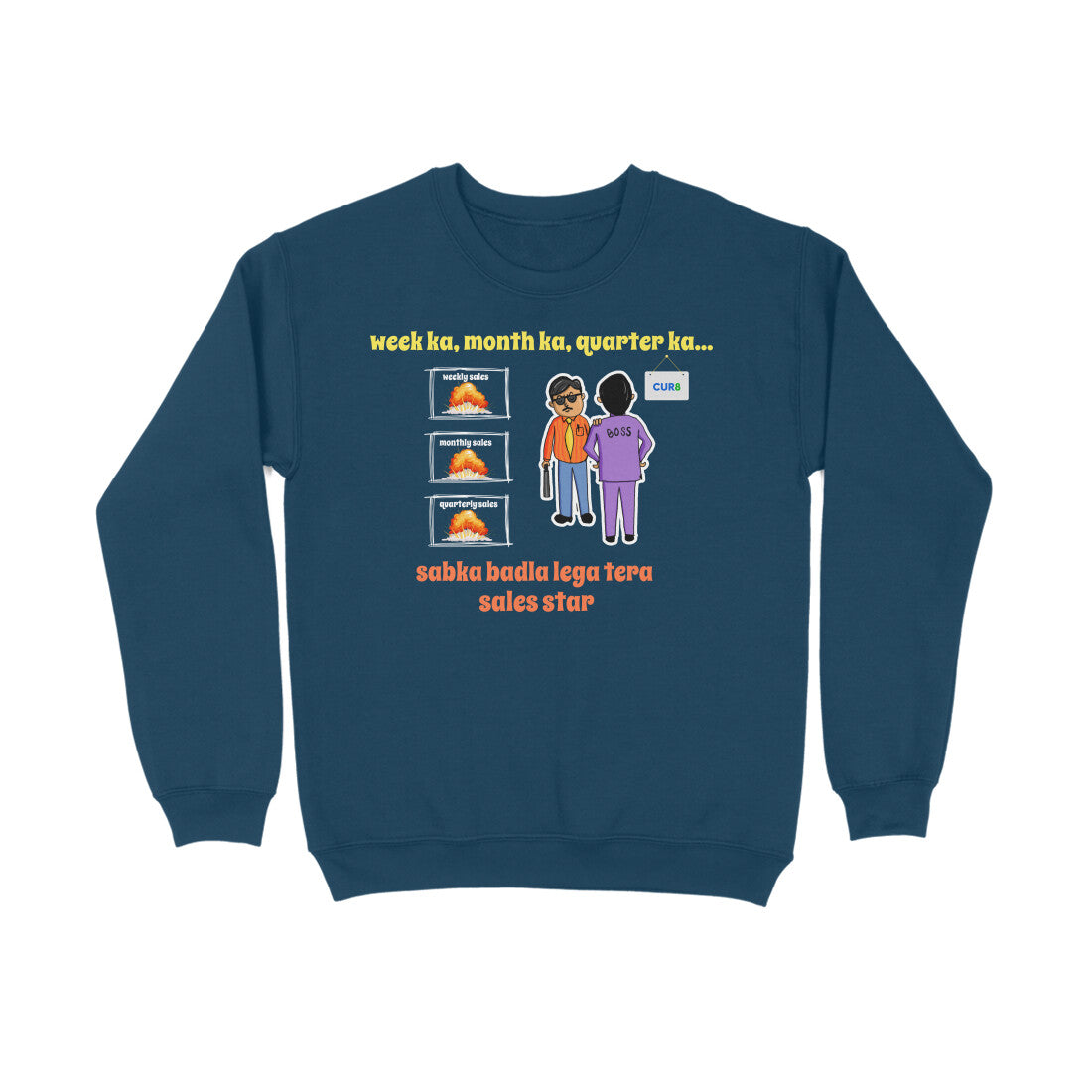 Cur8 Salesguy Badla Lega Cotton Sweatshirt