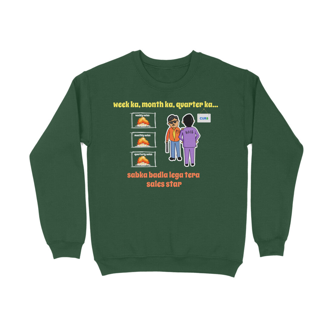 Cur8 Salesguy Badla Lega Cotton Sweatshirt