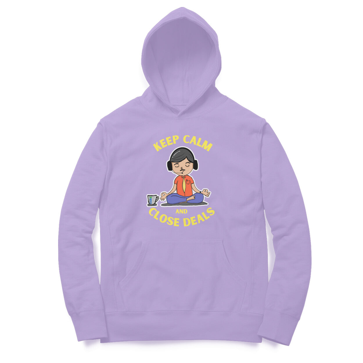 Keep Calm & Cur8 Cotton Hoodie
