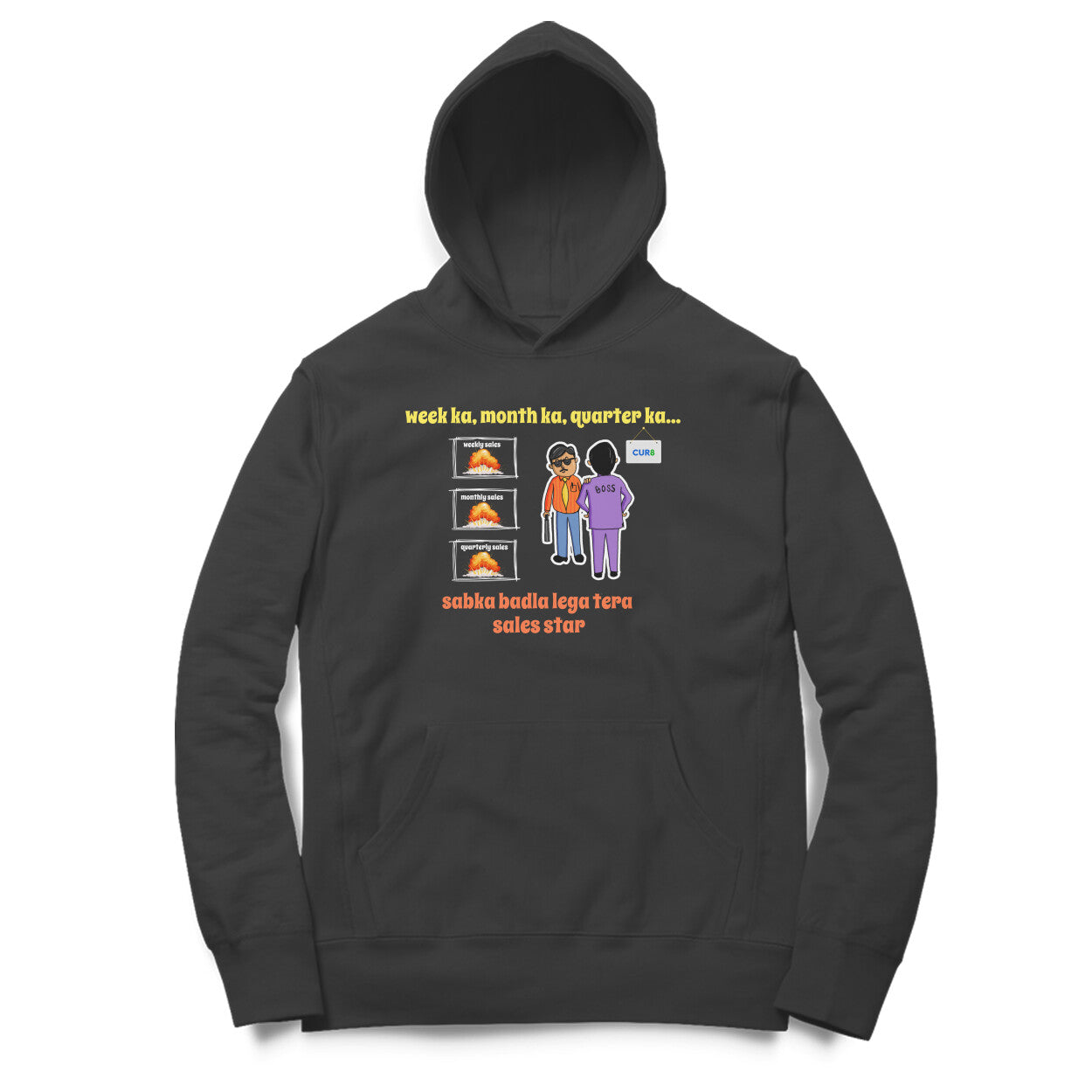 Cur8 Salesguy Badla Lega Cotton Hoodie