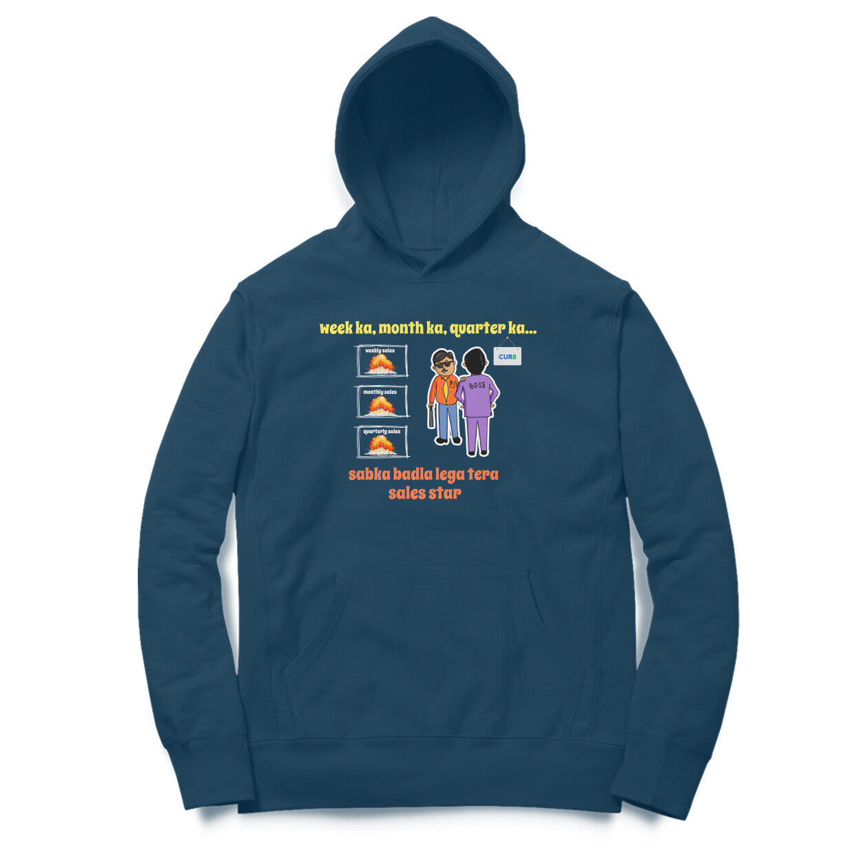 Cur8 Salesguy Badla Lega Cotton Hoodie