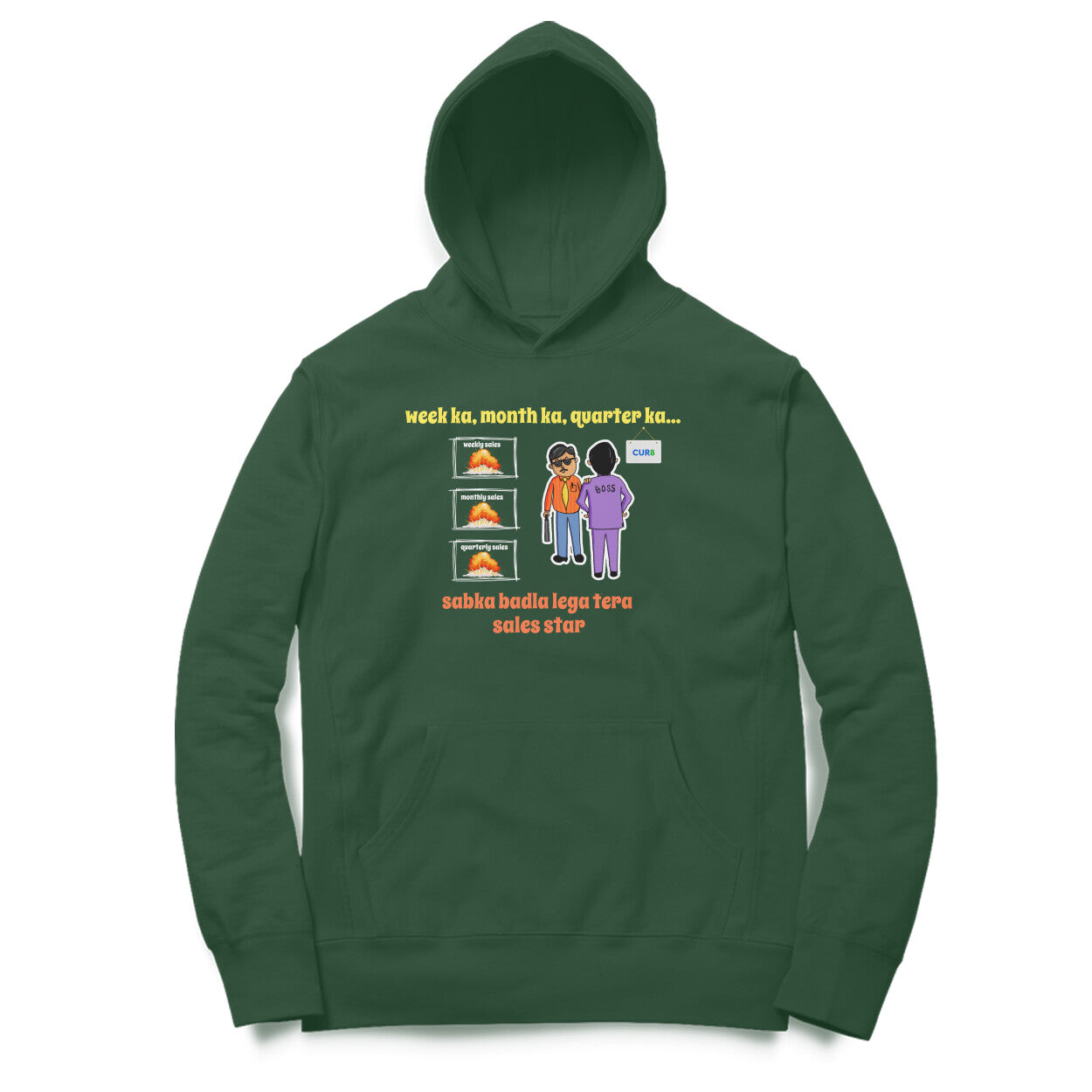 Cur8 Salesguy Badla Lega Cotton Hoodie