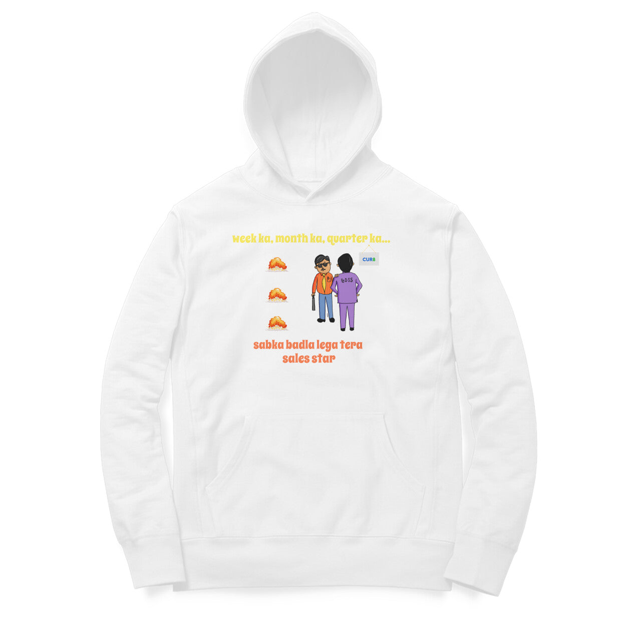 Cur8 Salesguy Badla Lega Cotton Hoodie