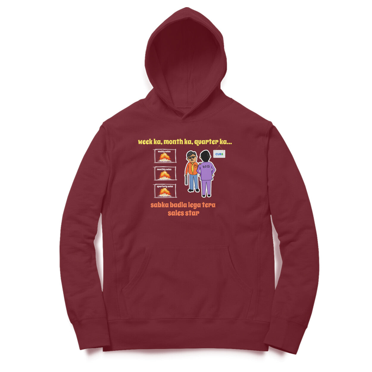 Cur8 Salesguy Badla Lega Cotton Hoodie