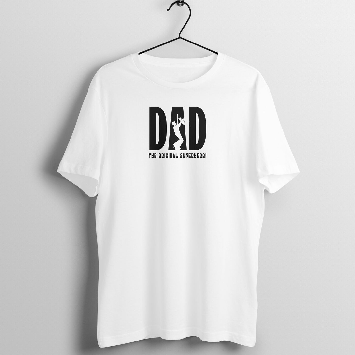 Bilkool Superhero Dad Cotton Half Sleeve T-Shirt