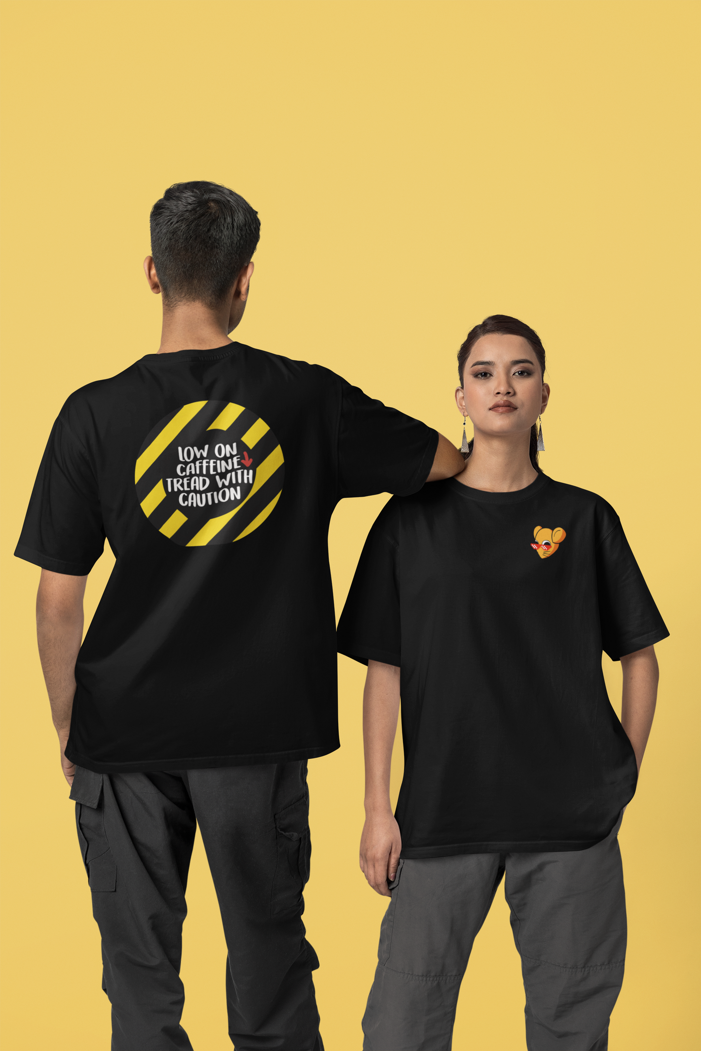 Corporat Low on Caffeine Oversized T-Shirt