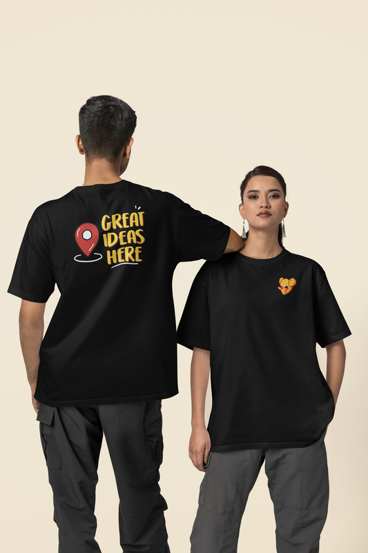 Corporat Great Ideas Here Oversized T-Shirt