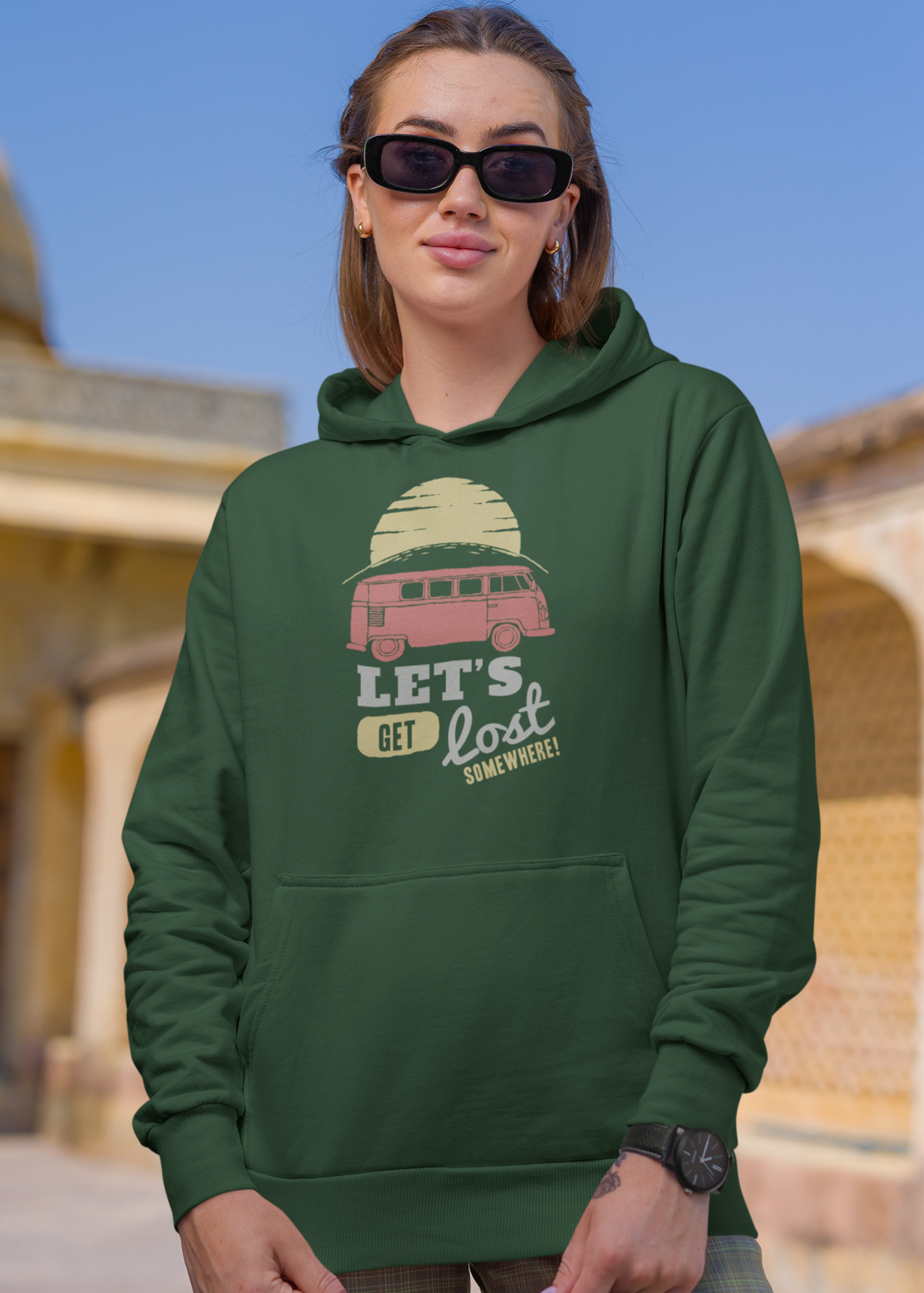 Bilkool Let's Get Lost Cotton Hoodies