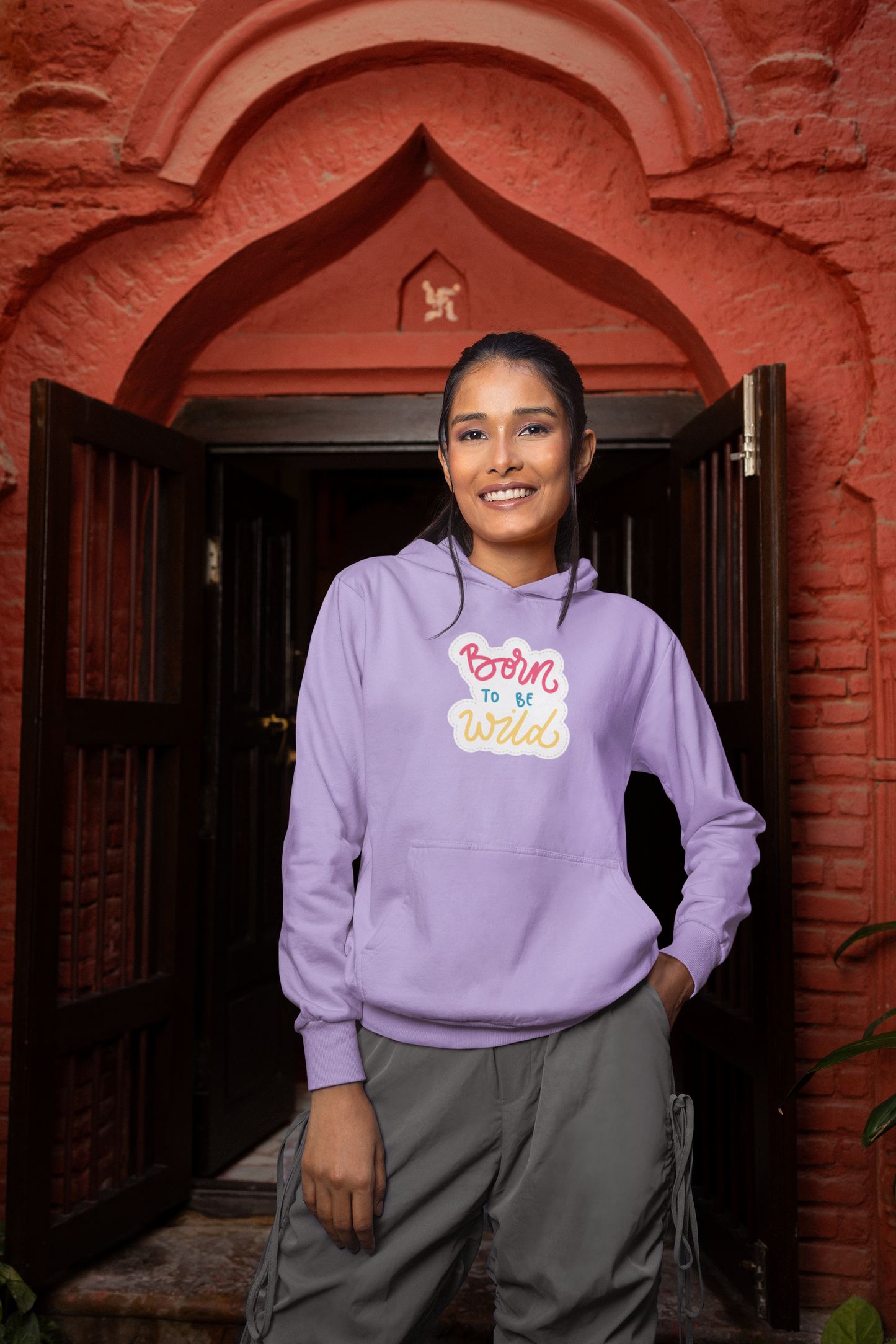 Bilkool Born To Be Wild Cotton Hoodies