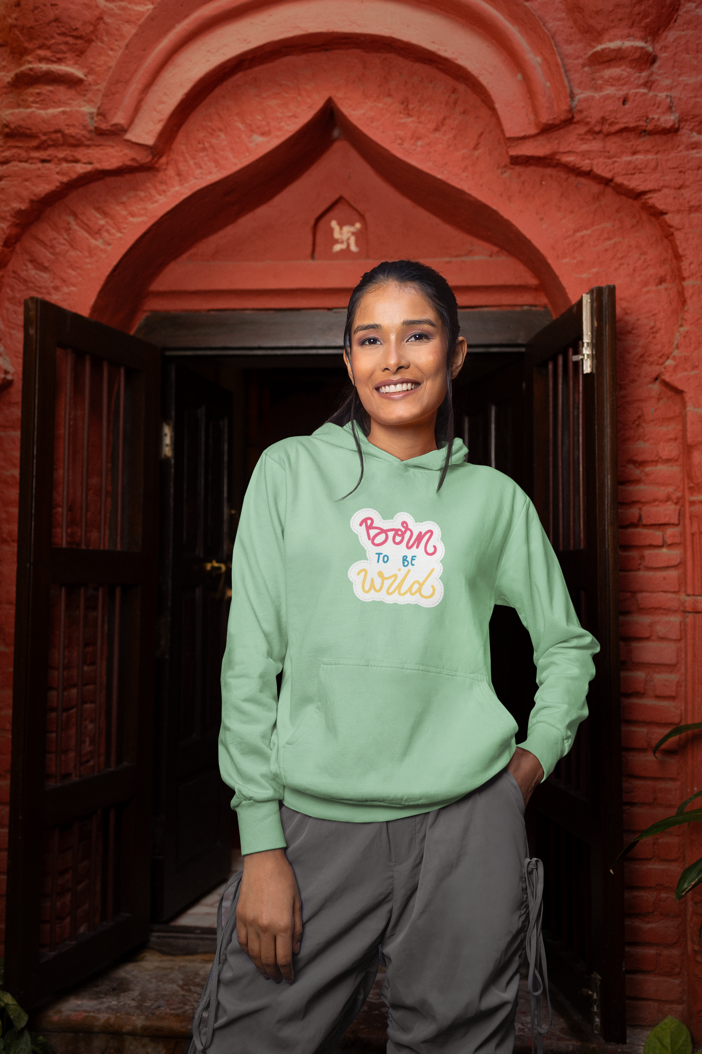 Bilkool Born To Be Wild Cotton Hoodies