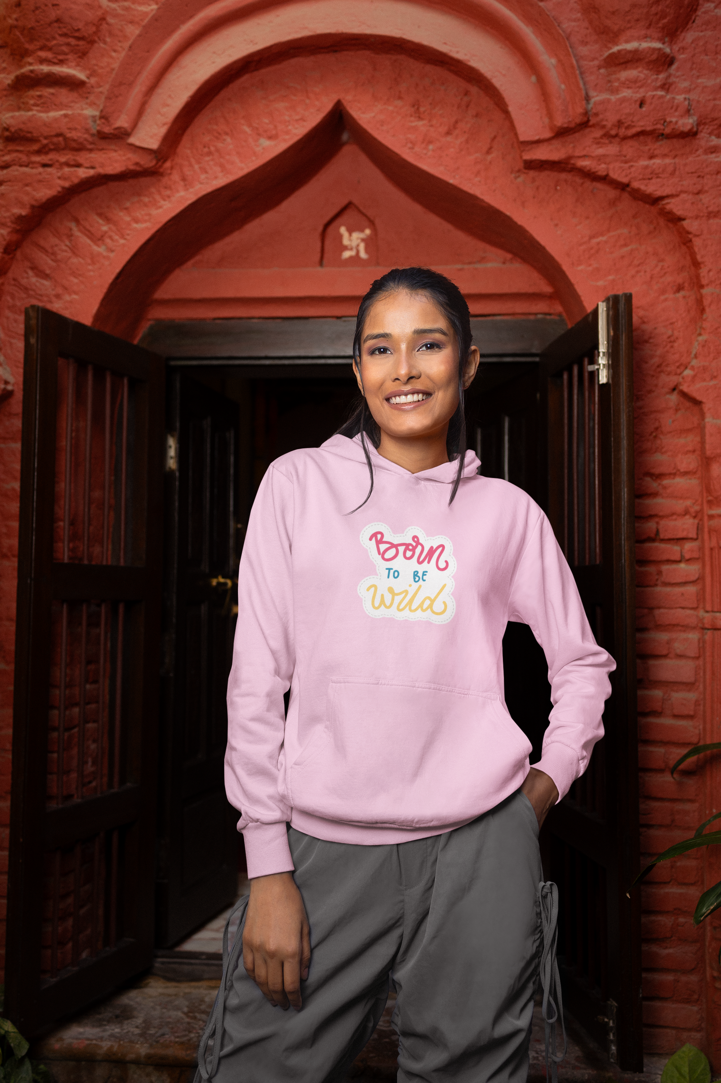 Bilkool Born To Be Wild Cotton Hoodies