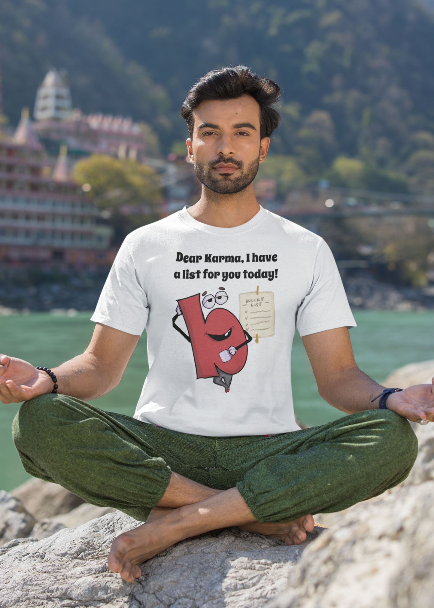 Bilkool Karma List Cotton Half Sleeve T-Shirt