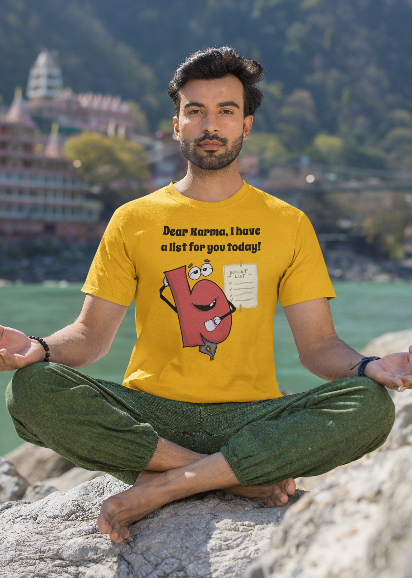 Bilkool Karma List Cotton Half Sleeve T-Shirt